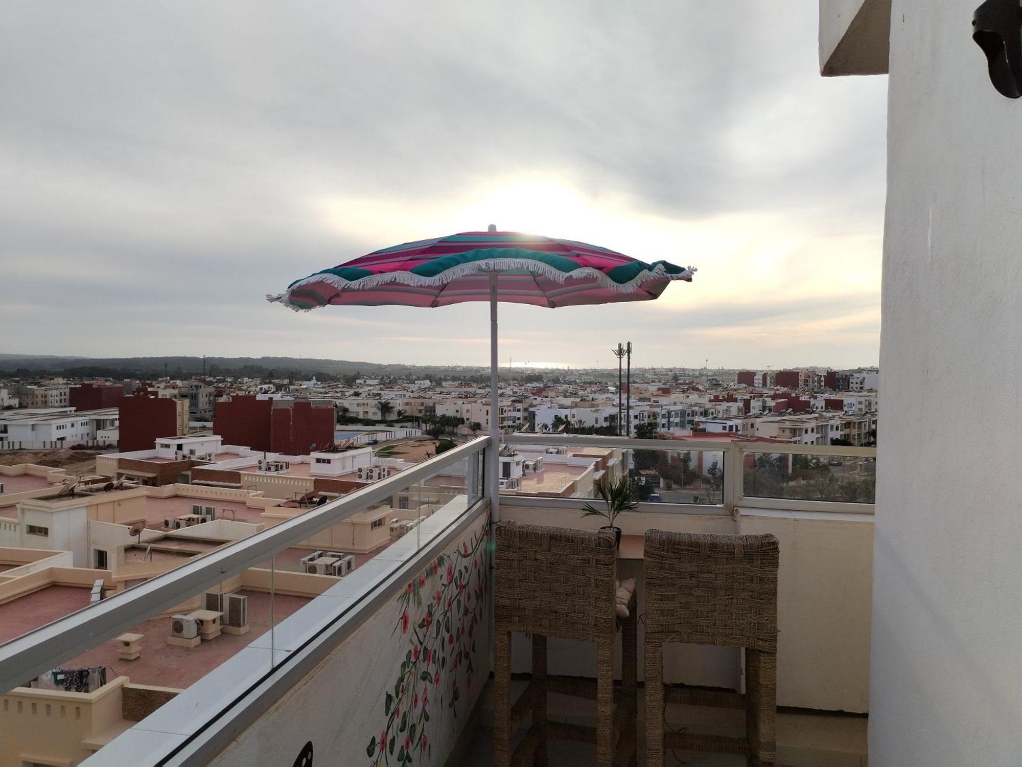Large Sea View Studio Apartment Agadir Exterior photo